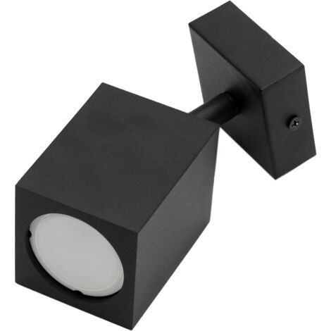 Faretto parete/soffitto nero GU10 Quantus IdeaLED ID-6101
