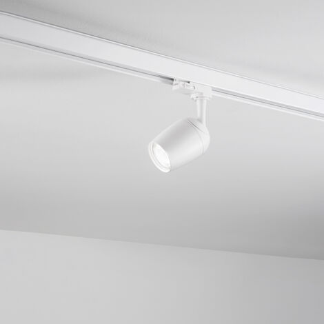 Faretto Per Binario Moderno Binario Alluminio Bianco Gu10