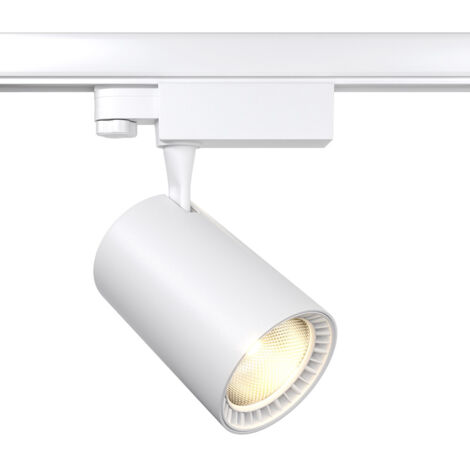 Faretto Per Binario Moderno Vuoro 26W Alluminio Bianco 1 Luce Naturale