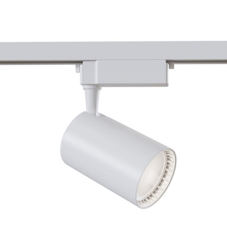 Faretto Per Binario Vuoro In Metallo 15W Bianco 1 Luce Calda