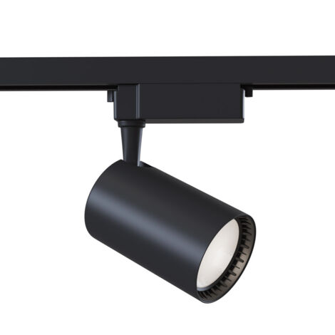Faretto Per Binario Vuoro In Metallo 15W Nero 1 Luce Naturale