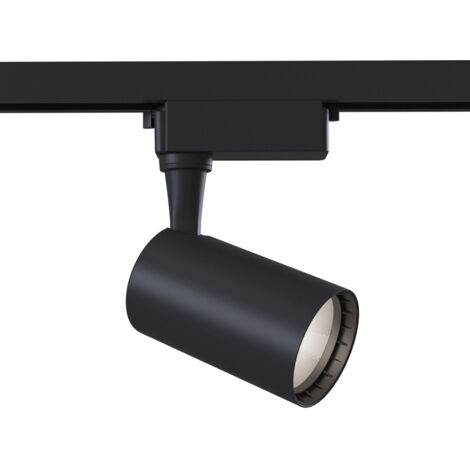 Faretto Per Binario Vuoro In Metallo 6W Nero 1 Luce Naturale