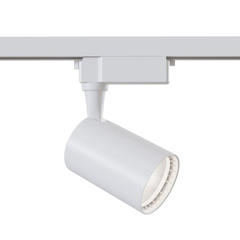 Faretto Per Binario Vuoro In Metallo Bianco 1 Luce Naturale
