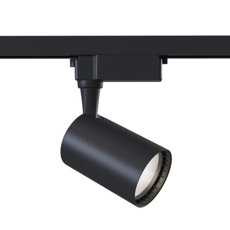 Faretto Per Binario Vuoro In Metallo Nero 1 Luce Naturale