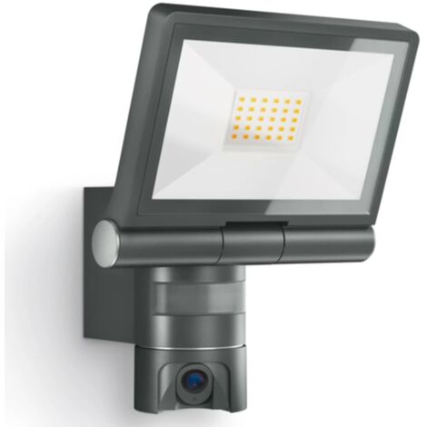 Faretto per Esterni con Sensore XLED CAM 1 Nero Steinel