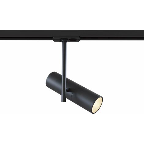 Faretto per Sistema Illuminazione Binario 50W GU10 in Alluminio Elti  Nero