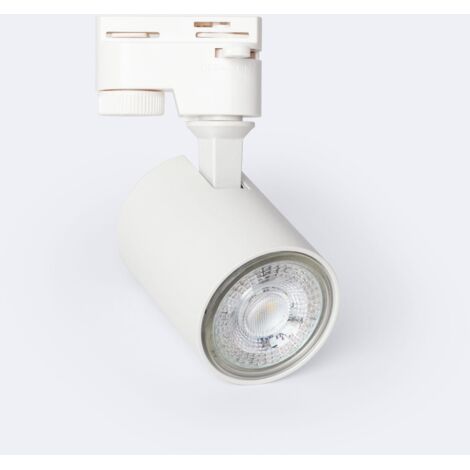Faretto Portalampada Binario Monofase Ruik per Lampadina GU10 Bianco