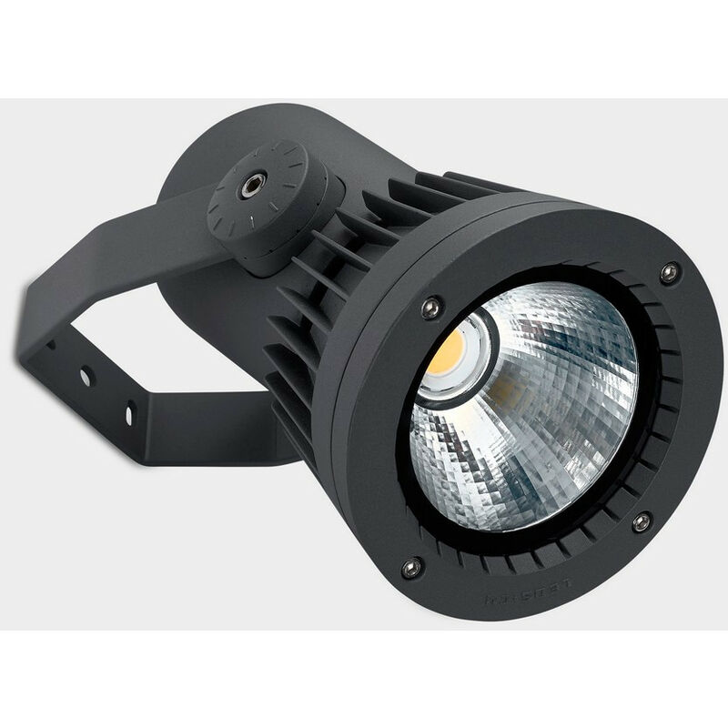 Led C4 Hubble Cob led ø234mm Outdoor led Display Light Urban Grey IP65 IK09 3000K Dimmerabile