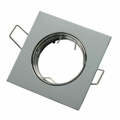 Faretto Quadrato 8x8 Orientabile Cromo