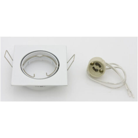 FARETTO QUADRATO INCAS ORIENTAB LED GU10 BIANCO- 10,0 pz
