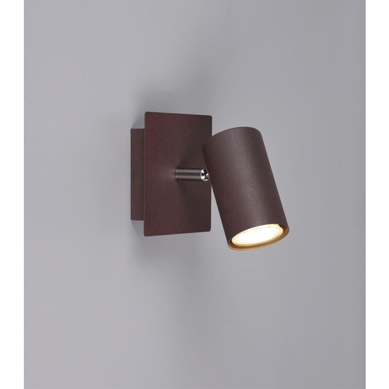 Trio Lighting - Marley spot cilindro metallo ruggine l. 15cm 802400124