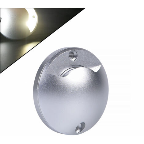 FARETTO SEGNAPASSI LED 12V CALPESTABILE RADENTE 2W MONO FINESTRA LUCE NATURALE 4000K - IDEALE PER ESTERNI GIARDINI TERRAZZI E PAVIMENTAZIONI IP65