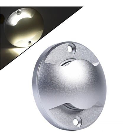 FARETTO SEGNAPASSI LED 4W CALPESTABILE LUCE RADENTE DOPPIA FINESTRA 4000K IP65 - IDEALE PER VIALI GIARDINI E PERCORSI ESTERNI