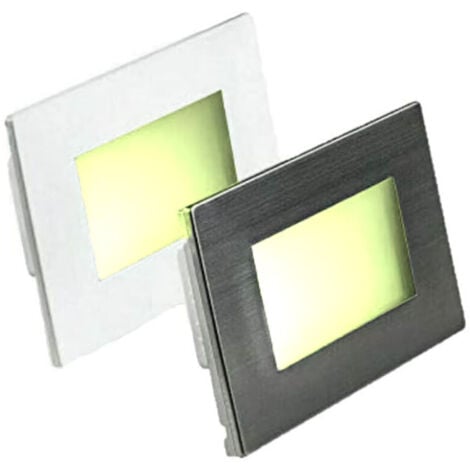 Faretto Segnapasso led IP65 impermeabile compatibile con scatola 503 switch 3 tonalità luce calda naturale fredda