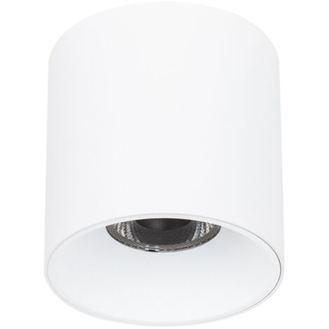 Faretto soffitto moderno bianco tondo LED 15W 3000K
