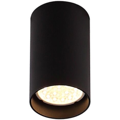 Faretto soffitto moderno nero Ø6 GU10 50W Maxlight