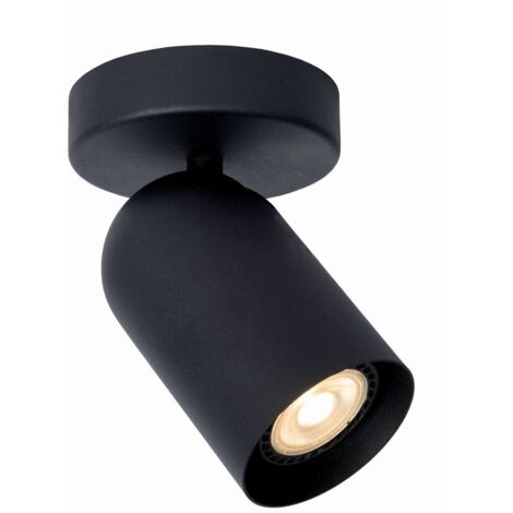 Faretto soffitto nero in metallo PUNCH Lucide 1xGU10 35W