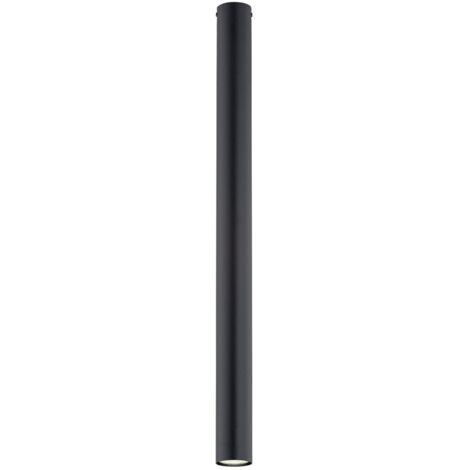 Faretto soffitto nero tondo 80cm GU10 8W Emibig TECNO