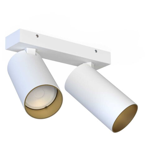 Faretto soffitto/parete Nowodvorski Mono 7774 bianco oro 2xGU10