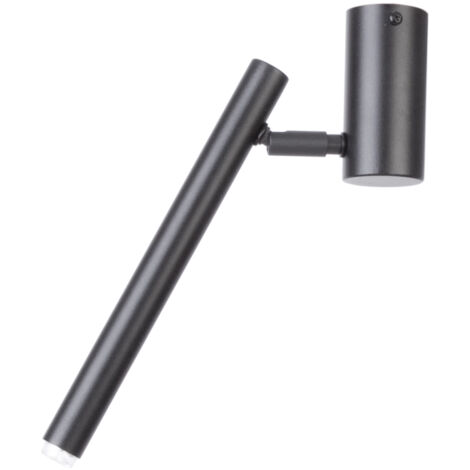Faretto soffitto Sopel nero regolabile 30cm G9 Sigma