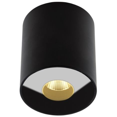 Faretto soffitto tondo nero Plazma LED 13W Maxlight