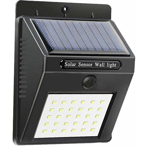 Faretto Solare da parete a LED 1200mAH con sensore di movimento