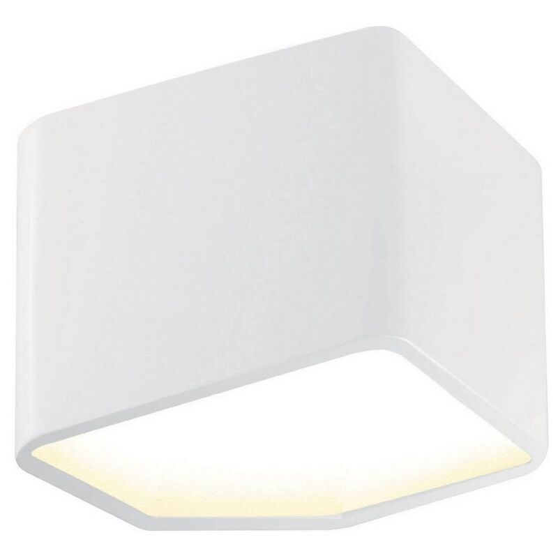 Faretto Space, Metallo, Bianco, 9,5x16,4x14,2 cm