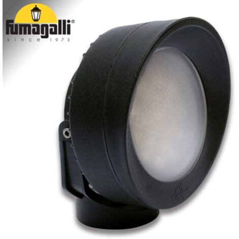Faretto tommy 1xgx53 10w con pulsante cct (3 colori) ip66 l.15,2xwd.12,2xh.16,5cm resina nera