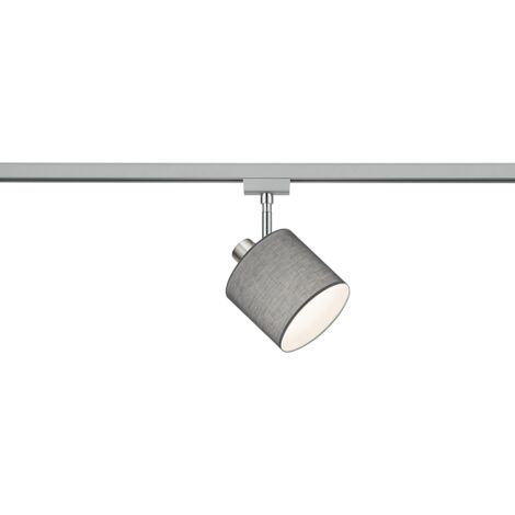 Faretto Tommy Spot Orientabile con Paralume Grigio 12 cm Duoline GD Trio