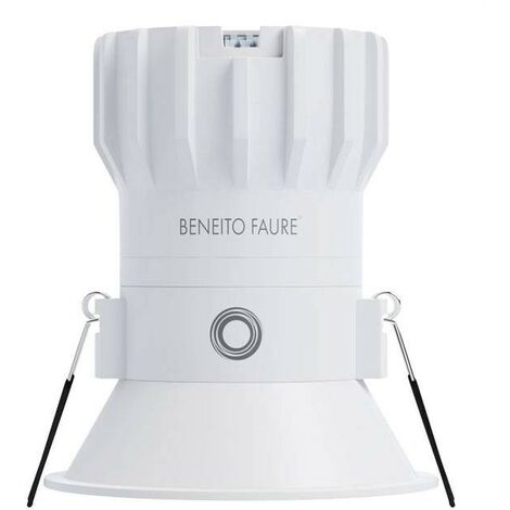 Faretto tondo ad incasso Beneito Faure PULSAR SWITCH 8W 3000K Bianco 5057
