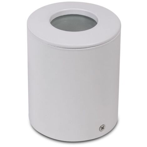 Faretto tondo attacco gu10 colore bianco per esterno vt-711 3669