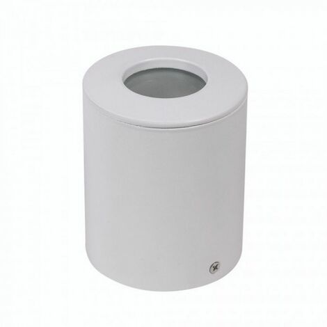 Faretto tondo attacco gu10 colore bianco per esterno vt-711 3669