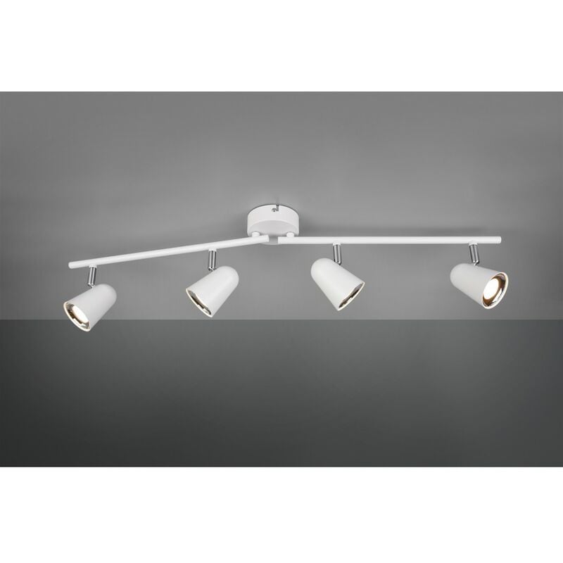 Iperbriko - Faretto Toulouse Bianco 4 Spot Led L78...