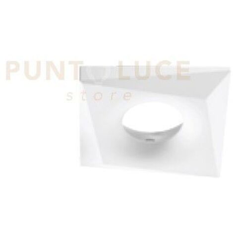 FARETTO VALLEY GU10 QUADRATO CUT OUT L.9,8CM BIANCO IP20