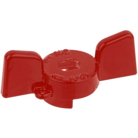 FARFALLA ALLUMINIO ROSSA PER VALVOLE E RUBINETTI BUGATTI 1/2&quot