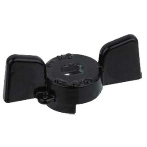 FARFALLA IN ALLUMINIO NERA PER VALVOLE E RUBINETTI BUGATTI 3/4" -F-BRICO