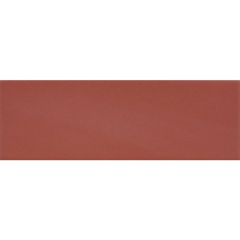 Carrelage sol / mur briquette rectangulaire uni rouge mate 5X15 cm FÄRGBLOCK MATT CANNELLA FGB123M (vendu par boite de 0,60m2)
