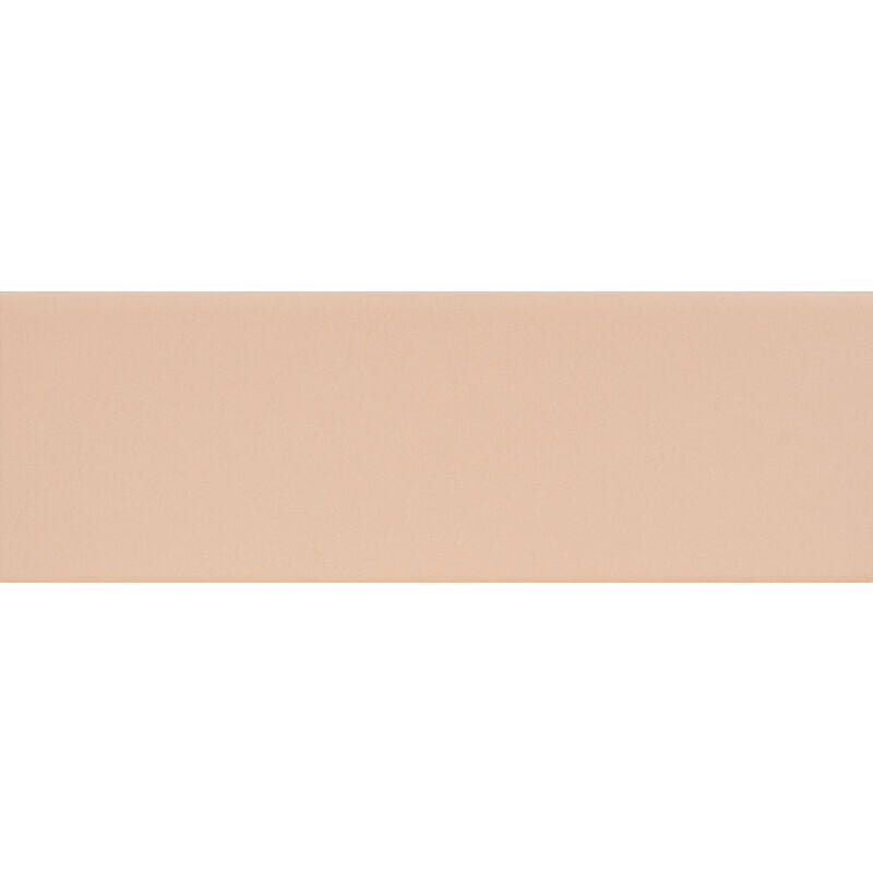 Carrelage sol / mur briquette rectangulaire uni rose mate 5X15 cm färgblock matt cipria FGB121M (vendu par boite de 0,60m2)