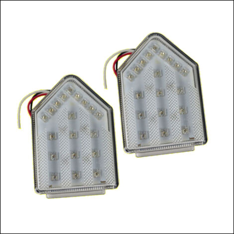 Fari fanali posteriori 12v a led universali autocarro roulotte rimorchio