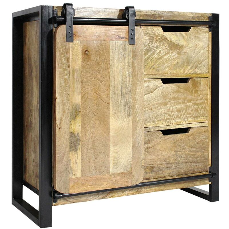 Petit buffet en bois de manguier New-York