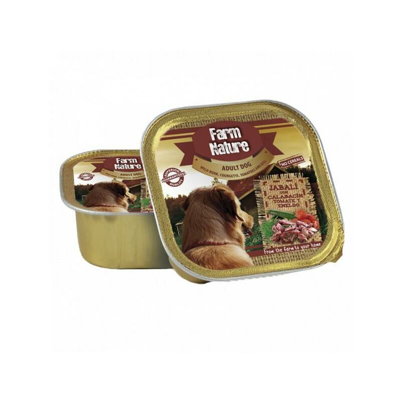 

Jabalí con Calabacín, Tomate y Eneldo (Perros) 150 Gr - Farm Nature