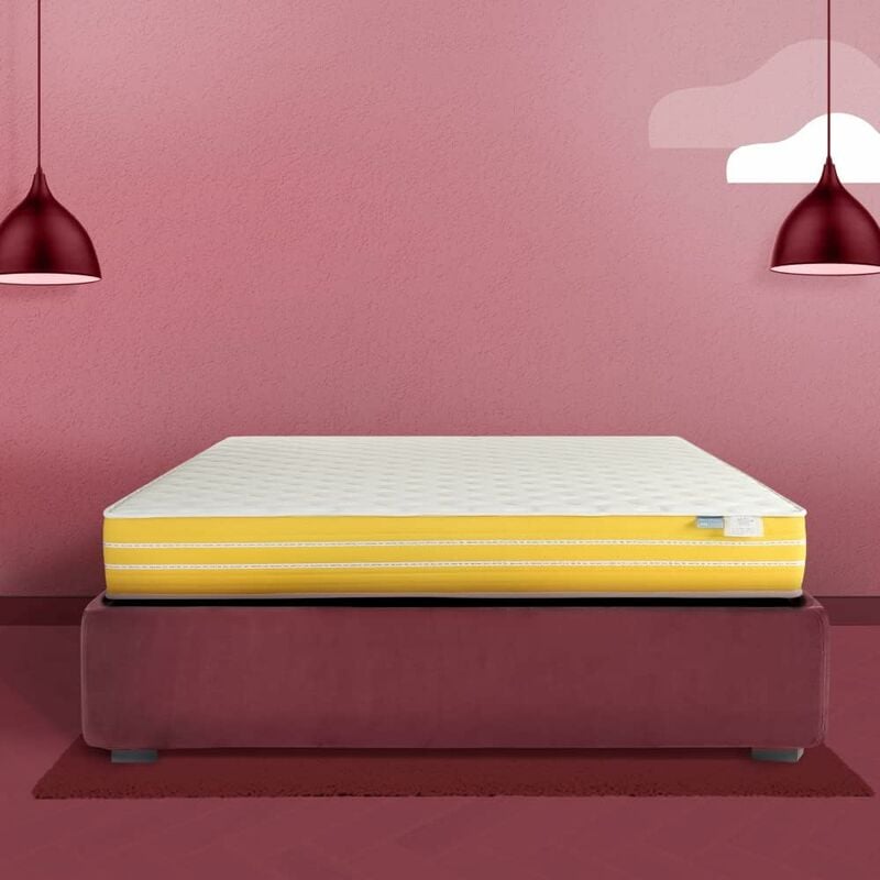 Farmarelax - Matelas Top Memory - h 23 cm - Orthopédique - Mousse a mémoire houte qualitè - Technologie 5D Respirant - 100% Made in Italy - 160x200 cm