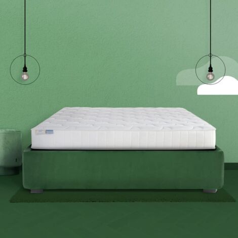 Farmarelax Materasso Memory Singolo 80x190, Altezza 20 cm, Made in Italy, Ortopedico, Alleviamento dei punti di pressione, Anallergico e Antiacaro, Top Soft Memory