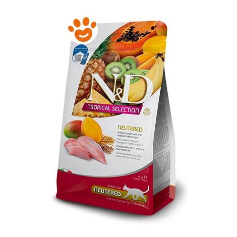 Farmina Cat N&ampD Tropical Adult Neutered Pollo  - Farmina Cat N&ampD Tropical Adult Neutered Pollo - Sacco Da 10 Kg