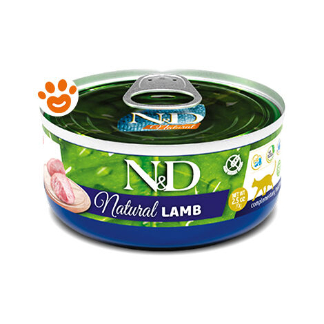 Farmina Cat N&D Natural con Agnello - Farmina Cat N&D Natural con Agnello - Lattina Da 70 Gr