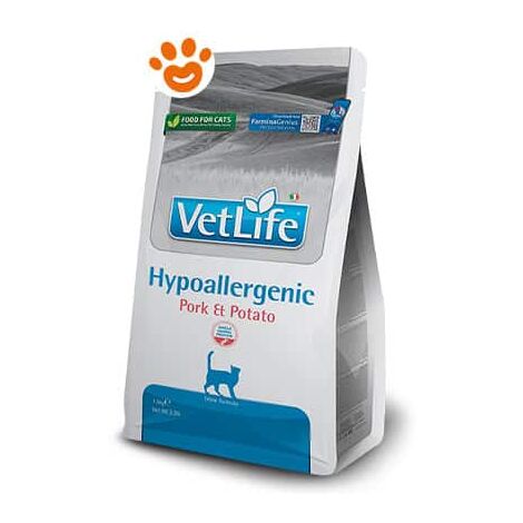 Farmina Cat Vet Life Hypoallergenic Maiale e Patate - Farmina Cat Vet Life Hypoallergenic Maiale e Patate - Sacco Da 1,5 Kg