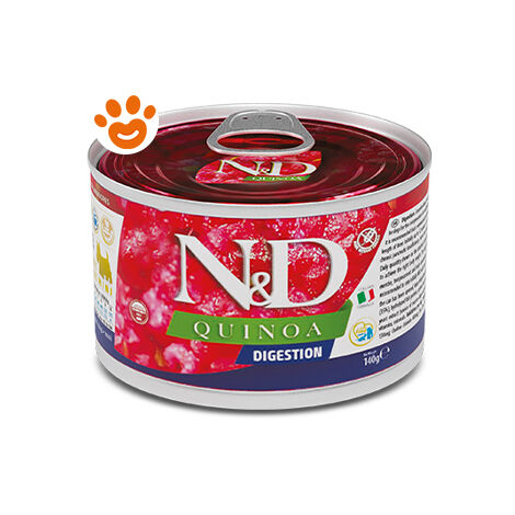 Farmina Dog N&D Quinoa Adult Mini Digestion  - Farmina Dog N&D Quinoa Adult Mini Digestion - Lattina Da 140 Gr