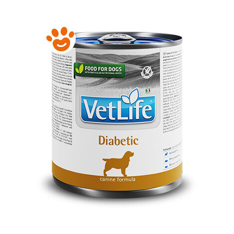 Farmina Dog Vet Life Diabetic  - Farmina Dog Vet Life Diabetic - Lattina Da 300 Gr