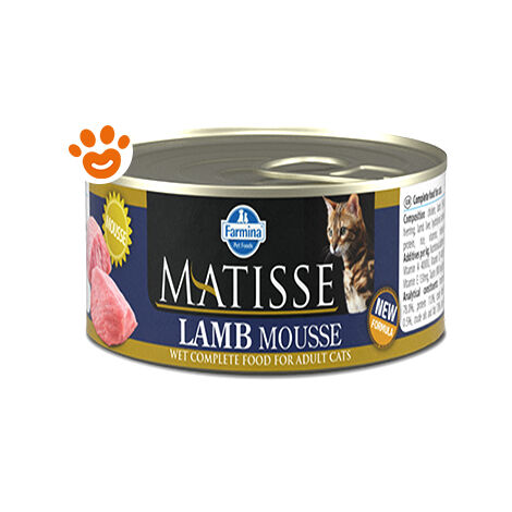 Farmina Matisse Cat Mousse Agnello  - Farmina Matisse Cat Mousse Agnello - Lattina Da 85 Gr