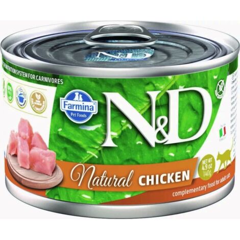 FARMINA N&D CAT NATURAL Poulet 140 g